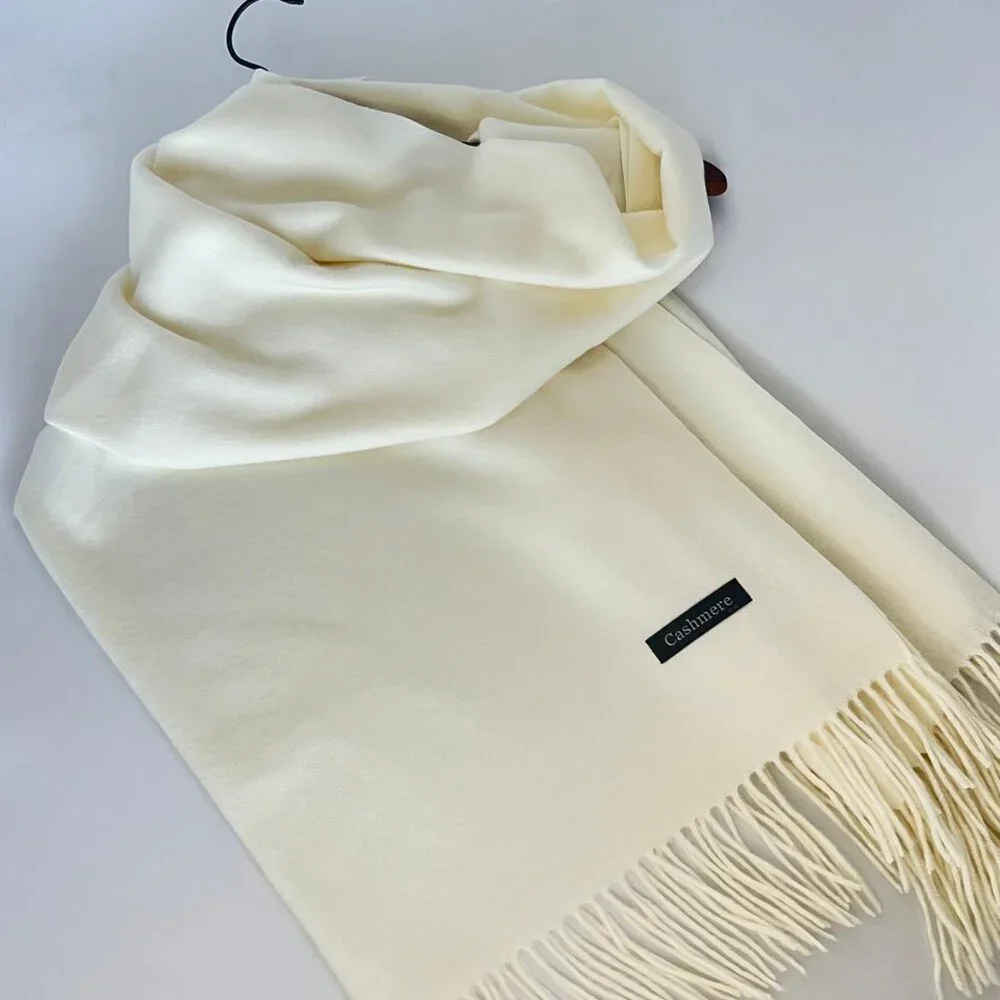 Cashmere Scarf - Plain Luxury Turkish Cashmere Blend
